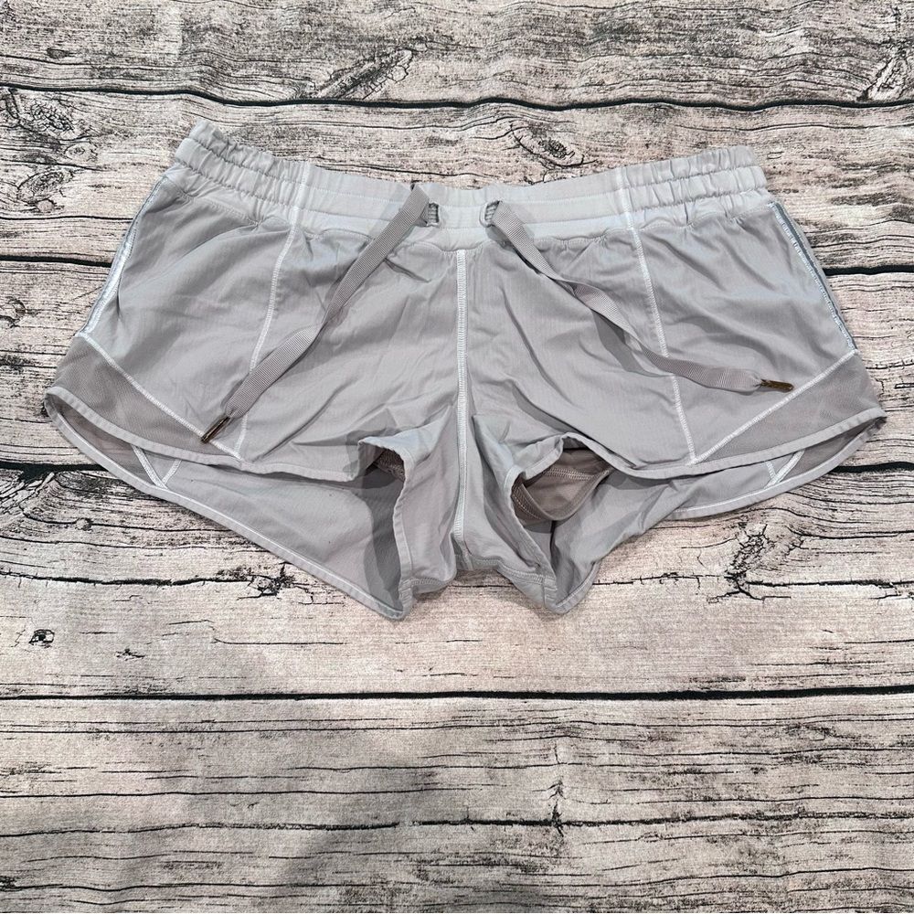 Lululemon Gray Lined Athletic Shorts Size 6